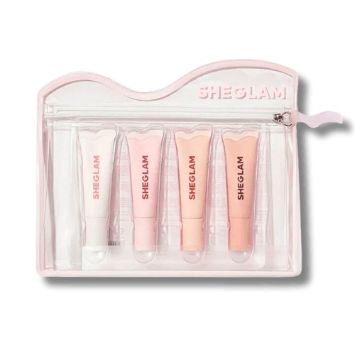 Crystal glaze moisturizing lip care set set completo X4 Sheglam colombia althara beauty (1)